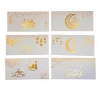 Ppmter 6 Pcs Eid Mubarak Money Envelopes Ramadan Money Envelopes Muslim Eid Mubarak Ramadan Gifts Eid Money Wallets Cash Holders