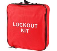 Ppmter Lockout Kit Bag, Lockout Tagout Bag, Waterproof Lock Out Tag Out Kit, Heavy Duty Lockout Bag with Handles