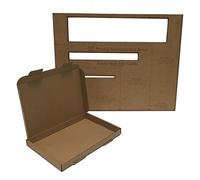 PPO C5 / A5 PIP Box - 218 x 159 x 20mm - Brown Large Letter Cardboard Postal Box for Royal Mail (25)