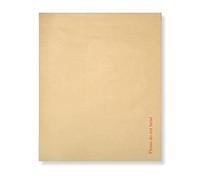 PPO Manilla Board-Back Envelopes - 444mm x 368mm - Pack of 50 - Printed " Please Do Not Bend" Cardboard Hard Backed Peel & Seal
