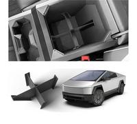 ppoiuff for Cybertruck Center Console Organizer Accessories Container Under Beneath Central Console Tesla Cybertruck 2024 My Car (Black)