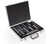 PPOLB Solfeggio Tuning Fork Set, 9 Solfeggio Tuning Forks for Healing, Sound Therapy, 6 Standard Frequencies and Missing 3 Frequencies Tuning Forks Set with Tuning Fork Activator and Gift Box