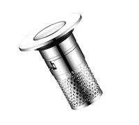 Ppop up Drain Stopper - Stainless Steel Basin Plug, Anti Block Filter Strainer, Universal Sink Replacement | Kitchen Washbasin Hair Catcher Durable Rustproof Easy Install Reliable Maintenance