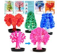 Ppotyo 24 Pack Valentine’s Day Growing Trees Kit With Greeting Cards for Kids STEM Science Experiment Craft Party Favors School Classroom Gifts Exchange Goodie bags for Boys and Girls