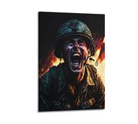 PPOXXFFE A Movie-like War Poster Poster Decorative Painting Canvas Wall Posters And Art Picture Print Modern Family Bedroom Decor Posters 24x36inch(60x90cm)