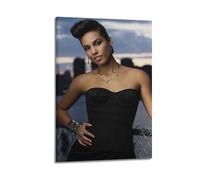 PPOXXFFE Alicia Keys Singer Poster1 Poster Decorative Painting Canvas Wall Posters And Art Picture Print Modern Family Bedroom Decor Posters 16x24inch(40x60cm)
