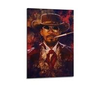 PPOXXFFE Django Unchained Movie Poster Poster Decorative Painting Canvas Wall Posters And Art Picture Print Modern Family Bedroom Decor Posters 16x24inch(40x60cm)