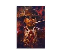 PPOXXFFE Django Unchained Movie Poster Poster Decorative Painting Canvas Wall Posters And Art Picture Print Modern Family Bedroom Decor Posters 08x12inch(20x30cm)