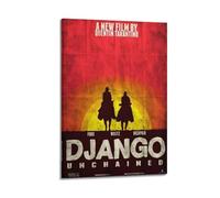 PPOXXFFE Django Unchained Movie Poster1 Poster Decorative Painting Canvas Wall Posters And Art Picture Print Modern Family Bedroom Decor Posters 24x36inch(60x90cm)