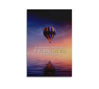 PPOXXFFE Follow Your Dreams Poster Poster Decorative Painting Canvas Wall Posters And Art Picture Print Modern Family Bedroom Decor Posters 12x18inch(30x45cm)