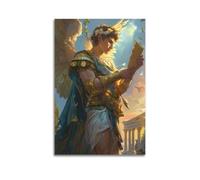 PPOXXFFE Hermes Poster from Greek Mythology Poster Decorative Painting Canvas Wall Posters And Art Picture Print Modern Family Bedroom Decor Posters 08x12inch(20x30cm)