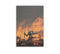 PPOXXFFE Knights of The Ruins Poster Poster Decorative Painting Canvas Wall Posters And Art Picture Print Modern Family Bedroom Decor Posters 24x36inch(60x90cm)