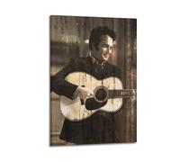 PPOXXFFE Merle Haggard Poster Poster Decorative Painting Canvas Wall Posters And Art Picture Print Modern Family Bedroom Decor Posters 20x30inch(50x75cm)