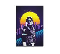PPOXXFFE Michael Jackson Vintage Art Poster Poster Decorative Painting Canvas Wall Posters And Art Picture Print Modern Family Bedroom Decor Posters 08x12inch(20x30cm)