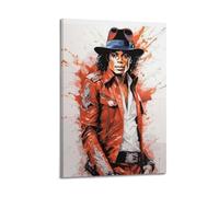 PPOXXFFE Michael Jackson Vintage Portrait Poster Poster Decorative Painting Canvas Wall Posters And Art Picture Print Modern Family Bedroom Decor Posters 12x18inch(30x45cm)