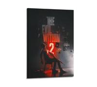 PPOXXFFE The Evil Within 2 Video Game Poster Poster Decorative Painting Canvas Wall Posters And Art Picture Print Modern Family Bedroom Decor Posters 20x30inch(50x75cm)