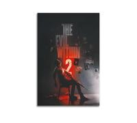 PPOXXFFE The Evil Within 2 Video Game Poster Poster Decorative Painting Canvas Wall Posters And Art Picture Print Modern Family Bedroom Decor Posters 08x12inch(20x30cm)