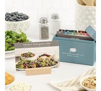 PPP Meal Planner 72 Recipe Cards (Sides Menu - Photo Edition) - Weekly Menu Planner | Sturdy Recipe Box | 12 Reusable Grocery Lists | 5 Blank Recipe Cards | Recipe Card Protector | Recipe Ideas