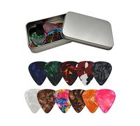 PPpanda Guitar Picks 24 pcs, Guitar Plectrums for Your Electric, Acoustic, or Bass Guitar,0.46mm-Thin,0.71mm-Medium,0.96mm-Heavy