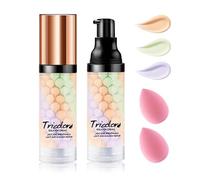 PPPanYiDi 2 x One Step Color Corrector Moisturizing Foundation Face Before Makeup Foundation for Face with Fat Control Tone Correction Foundation