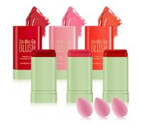 PPPanYiDi - Variety of colours: the moisturizing blush contains 3 charming colors: deep red, shy pink and coral orange, suitable for all skin tones, you can choose which blush