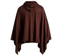 PPPPA Unisex Casual Hooded Poncho Cape Cloak Mens Loose Tops Irregular Hem Fashion Coat Hoodie Pullover with Pocket Winter Poncho Oversized Warm Wearable Blanket Cape Wraps Shawl Long