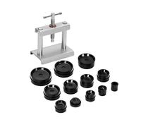 PPQIRU 13/21PCS Professional Watch Press Set Back for CASE Closing Tool & Fitting Dies Repairing Die Kit for Repair(Presser with 13pcs)