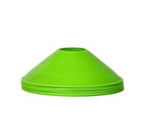 PPQIRU 20pcs Training Disc Sports Rugby Football Roller Skating Agility Windproof Flying Saucer Cone Marking Accessories For Outdoor Sports(Green)