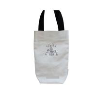 PPQIRU 3pcs Portable Tote Bag Water Cup Bottle Holder Coffee Milk Tea Canvas Mini Storage Small Handbag Wine for Bottles