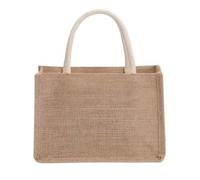 PPQIRU Canvas Tote Bag Women Shopping Bag Jute Handbag Portable Canvas Grocery Tote Ladies Outdoor Reusable Gift Bags Totebag(XL-38X27X16cm)