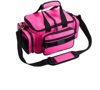 PPQIRU Fishing Bag Waterproof Storage Bags 600D Oxford Fabric High Capacity Tourist Mountain Hiking Backpack Long-Lasting Fishing Gear(Pink)