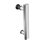 PPQIRU Garden Home Shower Door Handle Renovation 225 * 30mm Chrome Effect Silver Stainless Steel for Shower Door