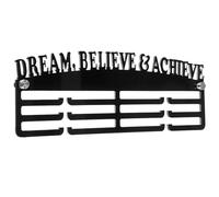 PPQIRU Medal Display Hanger Wall Mounted Metals Medal Display Holder with Inspirational Words Memorial Medal Rack for Living Room(Style 01)