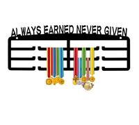 PPQIRU Medal Display Rack Metals Medal Display Holder Hanging Gymnastics Medal Holder Medal Holder with Inspirational Words For Bedroom(Style 01)