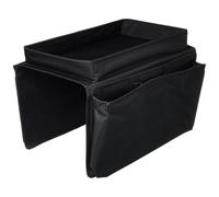 PPQIRU Multi-Pocket Sofa Couch Tray Armrest Tray Hanging Storage Bag With Pockets And Cup Holder Tray Phone Remote Controller Organizer