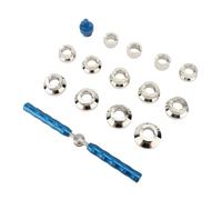 PPQIRU Watch Case Opener Closer 13 Sizes Large Hand Held Back Cover Remover Wrench Dies Repair Tool for for Repair