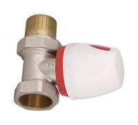 PPR Brass Right Angle Manual Temperature Control Valve for Radiator | Heating Efficient Flow Regulation for durable ABS Construction Easy Install in Tight Spaces Home Improvement