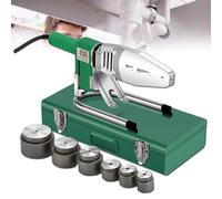 PPR Pipe Fusion Welder, 2000W Double Tube Heating Machine with Digital Display for Hot Melt Welding of PPR, PE, PP Pipes