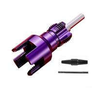 PPR Pipe Threader Internal Thread for 4 6 Point PVC Water Pipe, Alloy Steel Drill Bit Reamer with Double End Design for 1/2 3/4 Inch Plumbing Repair Tasks(E)