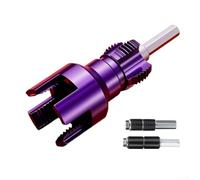 PPR Pipe Threader Internal Thread for 4 6 Point PVC Water Pipe, Alloy Steel Drill Bit Reamer with Double End Design for 1/2 3/4 Inch Plumbing Repair Tasks(G)