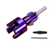PPR Pipe Threader Internal Thread for 4 6 Point PVC Water Pipe, Alloy Steel Drill Bit Reamer with Double End Design for 1/2 3/4 Inch Plumbing Repair Tasks(D)
