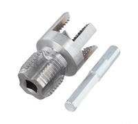 PPR Pipe Threading Tool for Internal and External Threads - 20 mm / 25 mm Water Pipe Threader, Metal Die Cutter for PVC & Plastic Pipes, Compatible with 1/2 inch and 3/4 inch PPR Fittings(20MM)