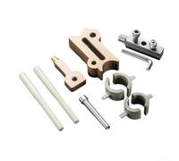 PPR Water Pipe Hot Melt Repair Tool with Two-in- Melting & Plugging Function for Non-Destructive Leak Fixing on PPR/PE Pipes, 8-Piece Kit Incl(B)