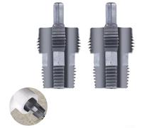 PPR Water Pipe Thread Opener and Drill Bit Set, 46-Point Internal Thread Tool for PVC Plastic Pipe, SK5 Carbon Steel Construction with