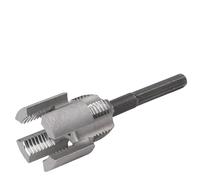 PPR Water Pipe Thread Opener & Drill Bit Set - 4-Point Internal/External Threading Tool for Plastic & Metal Pipes, Alloy Steel, Portable DIY Plum