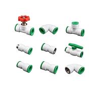 PPRWater Pipe Quick Coupling 4/6Inches Hassle-Free Connection Leak-Proof for 20/25PE Hot/Cold Water Pipe PPRpipe Fittings Hot and Cold Water Accessories PPRpipe