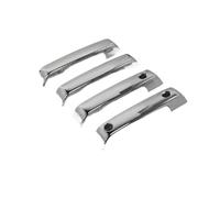 PPSERTB Car Exterior Handle Replacement Compatible with for 2021 2022 Black Carbon Fiber Chrome Car Styling Accessories Car Door Handle Cover Trim