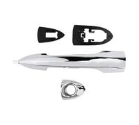 PPSERTB Car Exterior Handle Replacement Compatible with Lancia for Ypsilon for MK3 2011 2012 2013 2014 2015-2020 Car Exterior Outer Door Handle Chrome 156099957 156088219