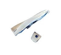 PPSERTB Car Exterior Handle Replacement Compatible with Nissan for Teana for Pathfinder 2013-2018 Chrome Exterior Door Handle with Buttons and Sensing Cables 80645-3TA0A
