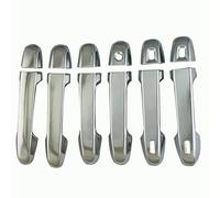 PPSERTB Car Outside Handle Set Compatible with Toyota for Voxy for Noah R80 2014 2015 2016 2017 2018 Car Door Handle Cover Sticker Moulding Trim Exterior(Silver)